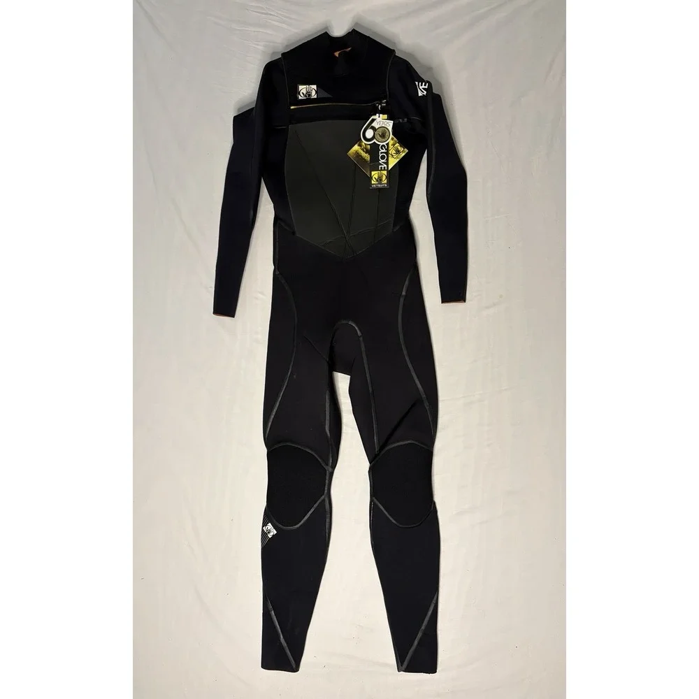 NWT Body Glove Fusion Neoprene Full Suit Wetsuit 4/3MM Men's Medium Black